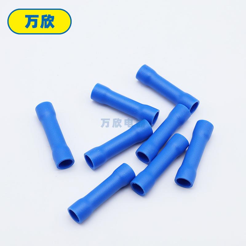 VBV22长形全P绝缘端子镀冷压接线VC阻燃锡连接器管B型全绝缘端子