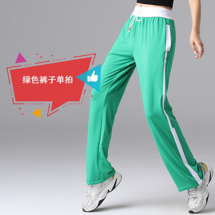 新款杨丽萍广场舞运动服装女夏季套装纯棉曳步舞速干时尚大妈跳舞