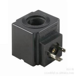 油阀线圈AC220V液压电磁阀线圈三插02 AC110V DL内孔21MM高度44MM