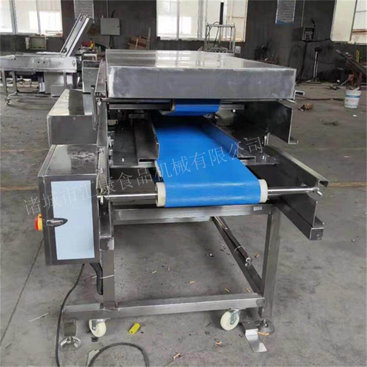 汇康机械鲜肉水平切肉设备 鸡心分片机 鸡蛋干多层切片机价格优惠