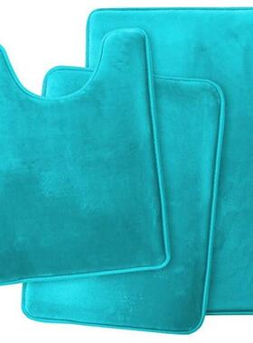 Floor Mat Door Mat Bathroom Carpet Toilet Seat Cover浴室地垫
