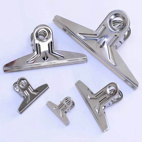 Stainless Steel Ticket Clips in Large, Medium, and Small Siz