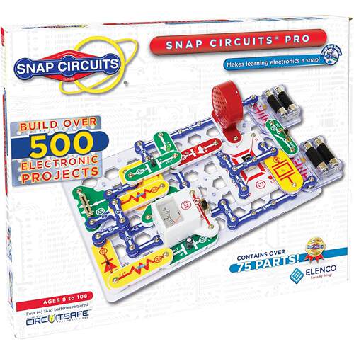 组装建构电路工程项目太阳能实验STEM科学玩具正版 Snap Circuits