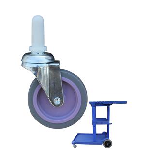 手推清洁车前轮小轮子保洁清洁车配件轮子前轮万向轮脚轮车轮轱辘