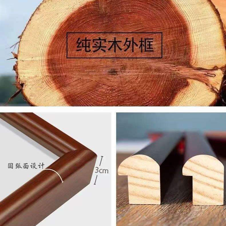 事事如意新中式入户玄关装饰画走廊过道竖版国画柿子挂画客厅壁画
