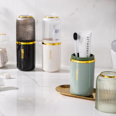 新杯款牙刷牙具纳杯旅行收漱口杯出差套装刷牙捷便旅行洗漱XHV杯