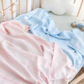 超软竹纤维婴儿冰丝盖毯夏季 薄新生儿童毛巾被宝宝幼儿园空调盖被