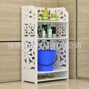 北花屿浴收置物YH架创室意简约美式现代纳架厕所镂空雕落地储物