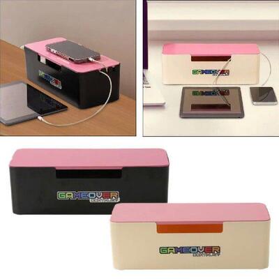 Power Cord Box Cable Box Cable Management Box for Desk