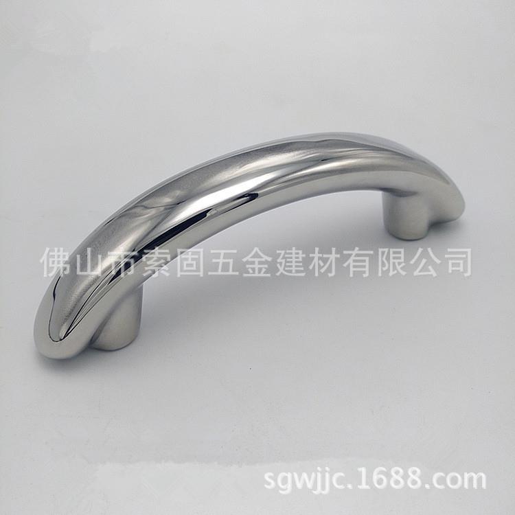 新款直销不锈钢304花样拉手UWSY100/150弧形把手不锈钢304精抛光