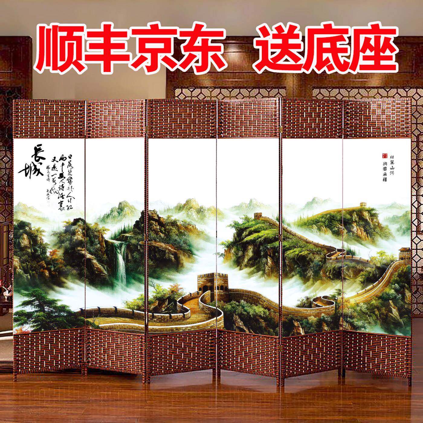 隔断式屏风隔断客厅可折叠移动隔板挡板墙卧室办公室2025新款屏障