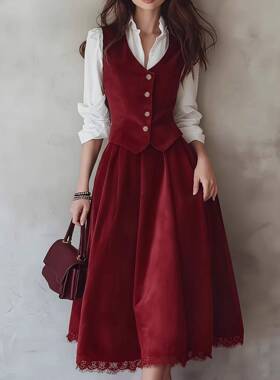 Women's New Arrival Dress/vest Setable, Casual and Versatile