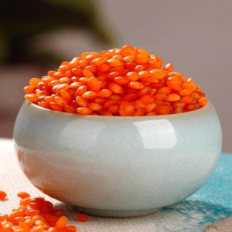 有机红小扁豆仁干 干货五谷杂粮煮粥杂粮饭熬汤袋装早餐500g山东