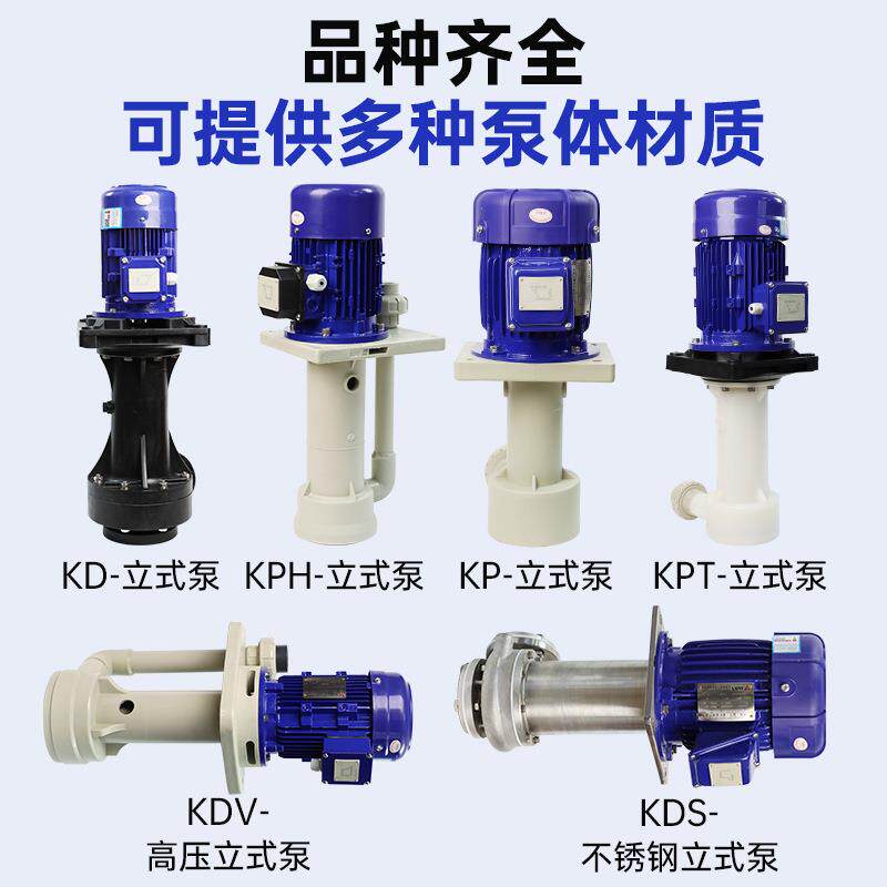 定制K水PT电镀处 理立式泵PVDF节能环废处理YDR化工槽外液下泵循