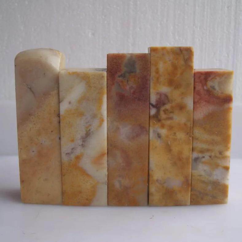 青田云和小顺石素章欣赏金石篆刻印章5方正方3-2.5高10.03-8.8CM