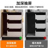 床柜子用卧室简约现代小纳型网红床边小柜子MIU头家抽屉式 收柜置