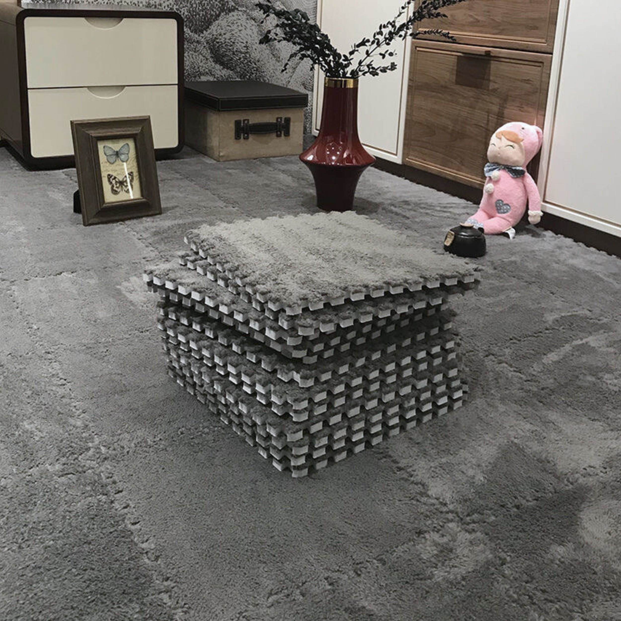 地毯地垫客厅可拼接毛绒卧室床边阳台飘窗房间全铺大面积自由裁剪