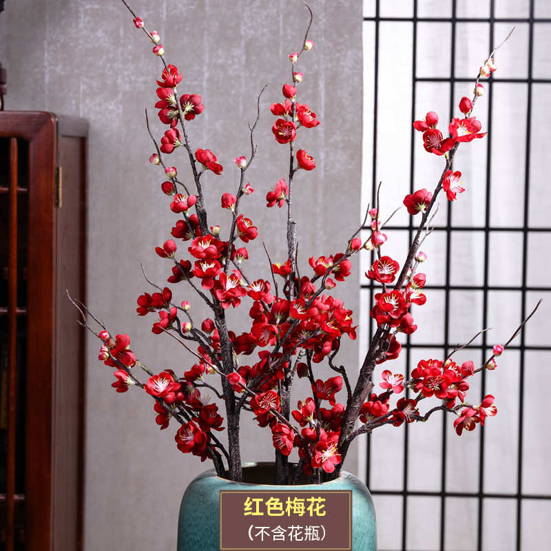客厅干花瓶大号室内装饰色釉摆件变现代厂家直销陶瓷落地插花中式