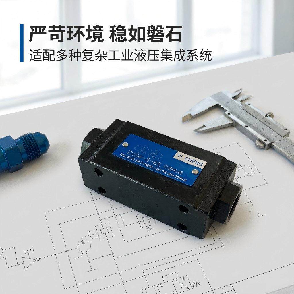 益诚Z2S6液控向阀液压锁叠加式安装液压系统阀液压保压阀