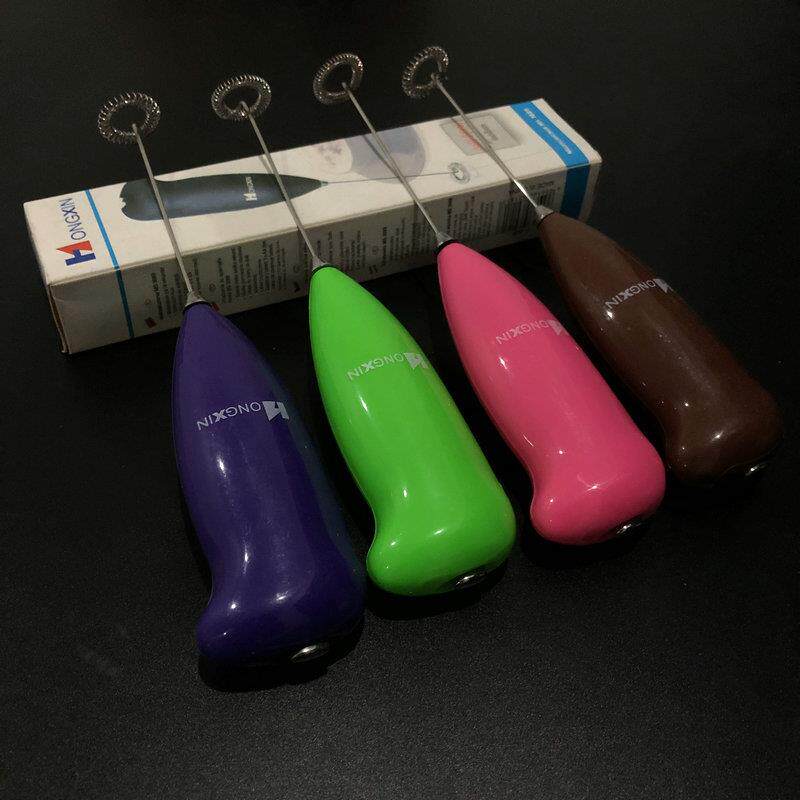 奶泡器厨房不锈钢手持式电动打蛋器 迷你咖啡奶茶搅拌器 打奶器
