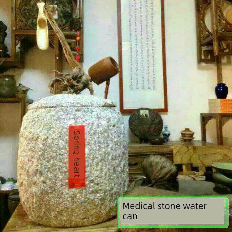 包邮原生态麦饭石饮水机天然水缸水桶 储水罐过滤净化龙胆型