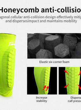 (XS-XL)1 Pair Adult Kids Soccer Shin Guard Children Crashpro