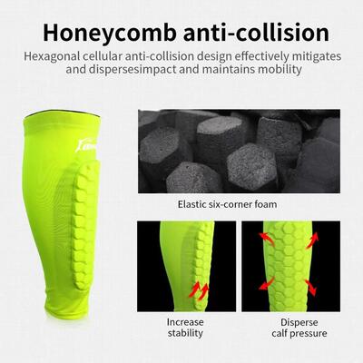 (XS-XL)1 Pair Adult Kids Soccer Shin Guard Children Crashpro