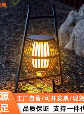 太阳能手提灯风灯草坪灯落地灯led家用可移动台灯户外灯超亮
