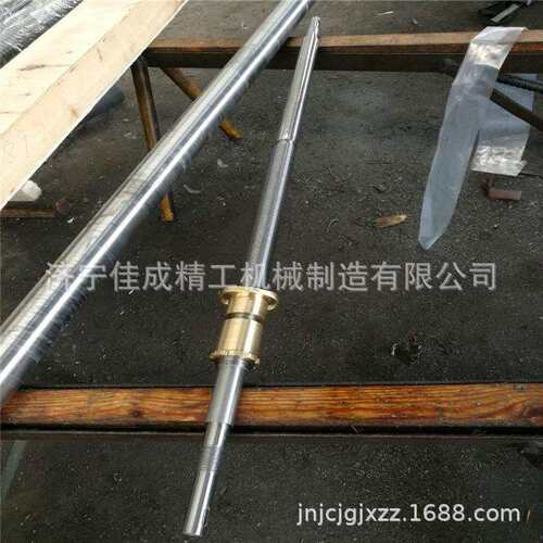 厂家加工制作Tr36螺距6梯形丝杆45号调质钢梯形螺纹加长机床丝杆