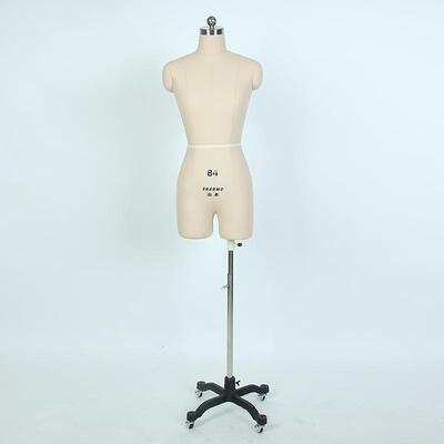 山木分女国标立体具裁剪女半身人台服装打板设计模300特道腿可插