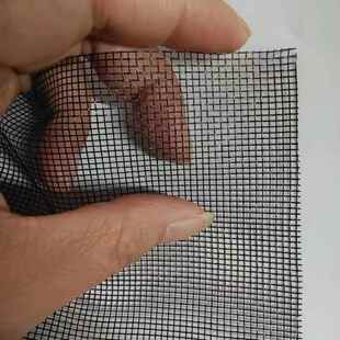 黑色玻璃纤维网尼龙网16目小孔加密防尘蚊虫不变形脱丝过滤通风纱