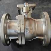 304精铸不锈钢Q41F 20K日标高平台法兰球阀硅溶胶铸造