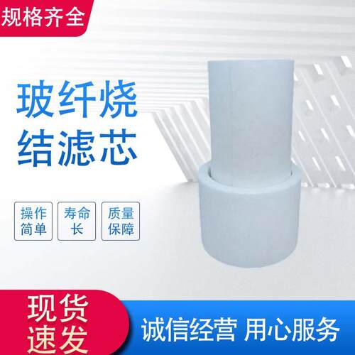 源头厂家滤芯pa/pe/玻纤烧结滤管化工用烧结滤筒烧结滤芯