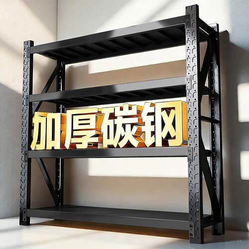 货架置物架多层重型商用快递架子超市零食储物架地下室落地展示架