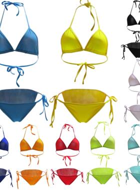 Swimsuit Bikini Sexy 13 Color Candy Color Classic bikini Str