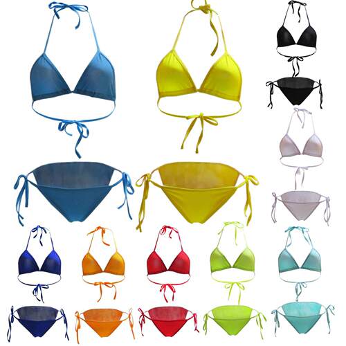 Swimsuit Bikini Sexy 13 Color Candy Color Classic bikini Str