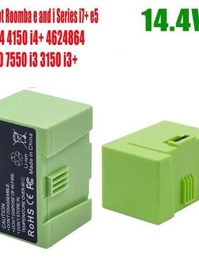 适配iRobotRoombae和i系列i7+e571507550i33150i3i4电池