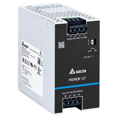 DRF-24V480W3GBA台达导轨电源24V20A480W原装导轨开关电源直流电