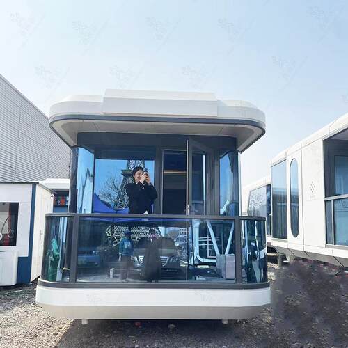 胶囊旅居舱露营庄园双层太空舱民宿治愈系一室一卫住人景观房屋