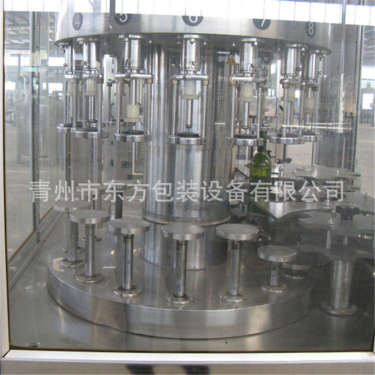 白酒灌装封口设备16头半自动3000瓶白酒灌装机玻璃水生产设备