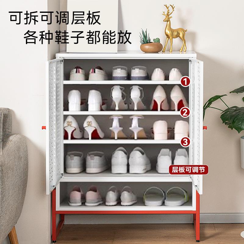 钢制鞋柜新款2入024款室内玄关鞋架子户家多用XG-001爆门口层防尘