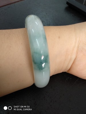 豪8印象S80冰种翡翠手镯怎么样极度喜欢感受反馈