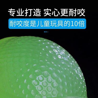 狗狗发光弹力玩具磨牙夜光宠物球