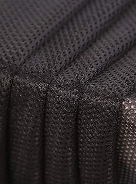现货全涤染色经编网眼布 校服运动服服装校服里料T恤箱包蚊帐布