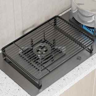 厨房灶台上面的置物架电磁炉支架家用锅架煤气灶台架托燃气灶底架