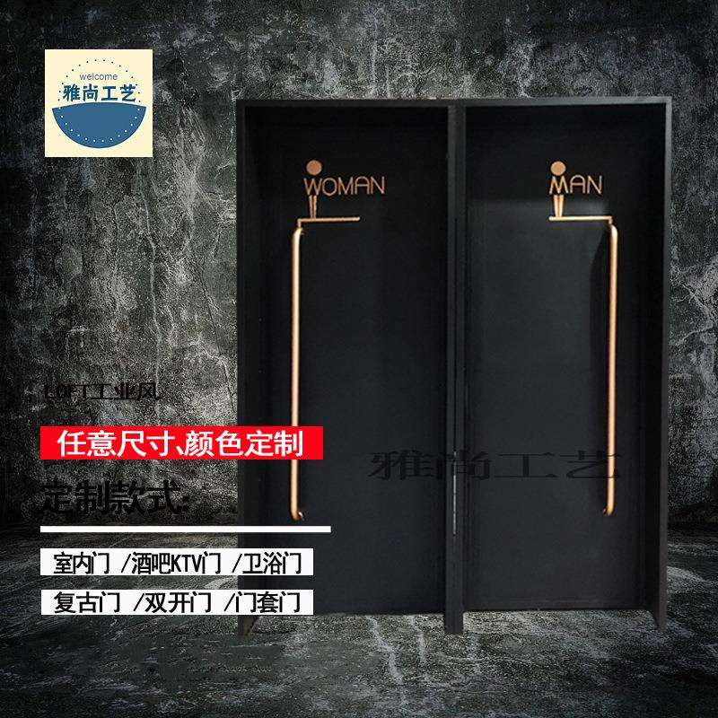 loft工业风门铁艺门集装箱门室内门厕所门办公室门卫生间门