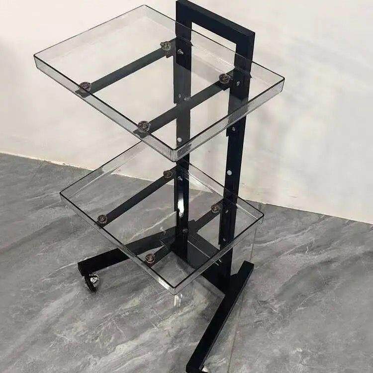 理发店工具小推车美容院工具收纳车理发烫发美容折叠专用烫染小车