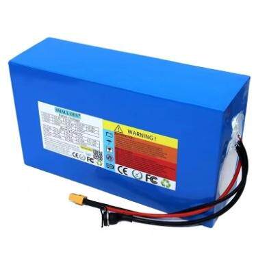 新型52v 30ah锂离子电池14S6P重型BMS 52V 1500W电动滚筒自行车