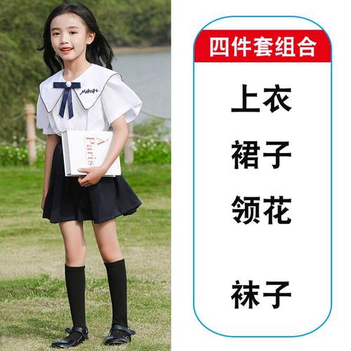 高档202新5款儿童六演生出服学校服合唱服朗诵舞台一主持服装毕业