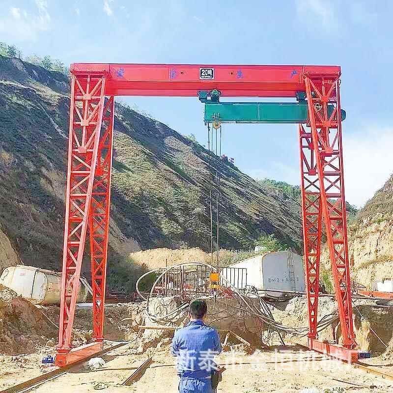 龙门吊起重机电动 货场室外电动5吨门式起重机10吨龙门 吊起重机